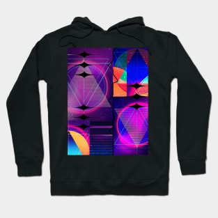 Colorful Geometric Pattern Hoodie